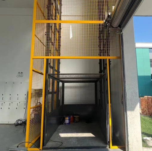 孝感导轨式升降机助力物流园破解运输难题